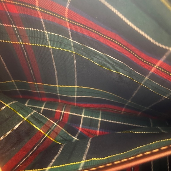 Baron Sweden Luxury Leather Briefcase Laptop Carry On Satchel New With Tag - Picture 8 of 15